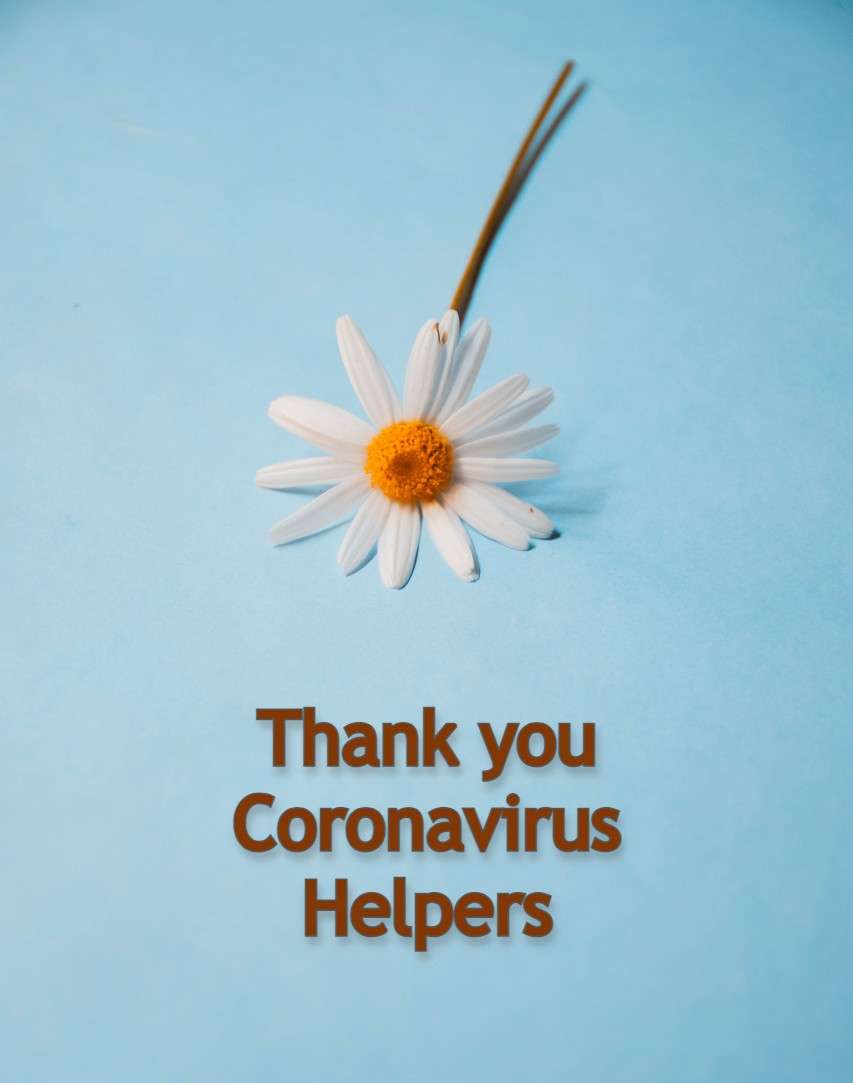 Thank you to coronavirus helpers
