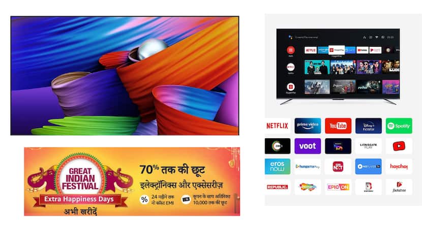 Celebrate Diwali this Diwali with 65 Inch Smart TV, Buy it from Amazon for less than 50K