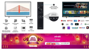 Up to Rs 60,000 off on Samsung 55 inch QLED TV